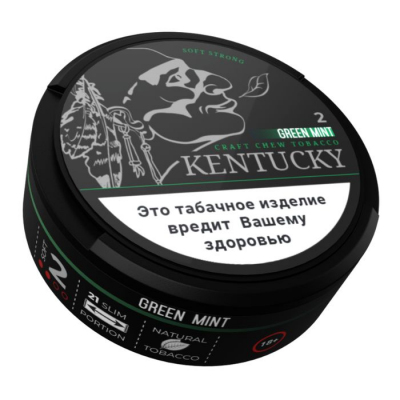 Жевательный табак KENTUCKY 2 "Green Mint"